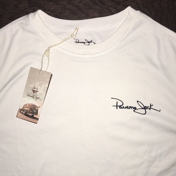 Two (2) New Men’s Panama Jack Summer Fishing Marlin Sailfish Shirt UPF50 & Socks - Picture 5 of 11